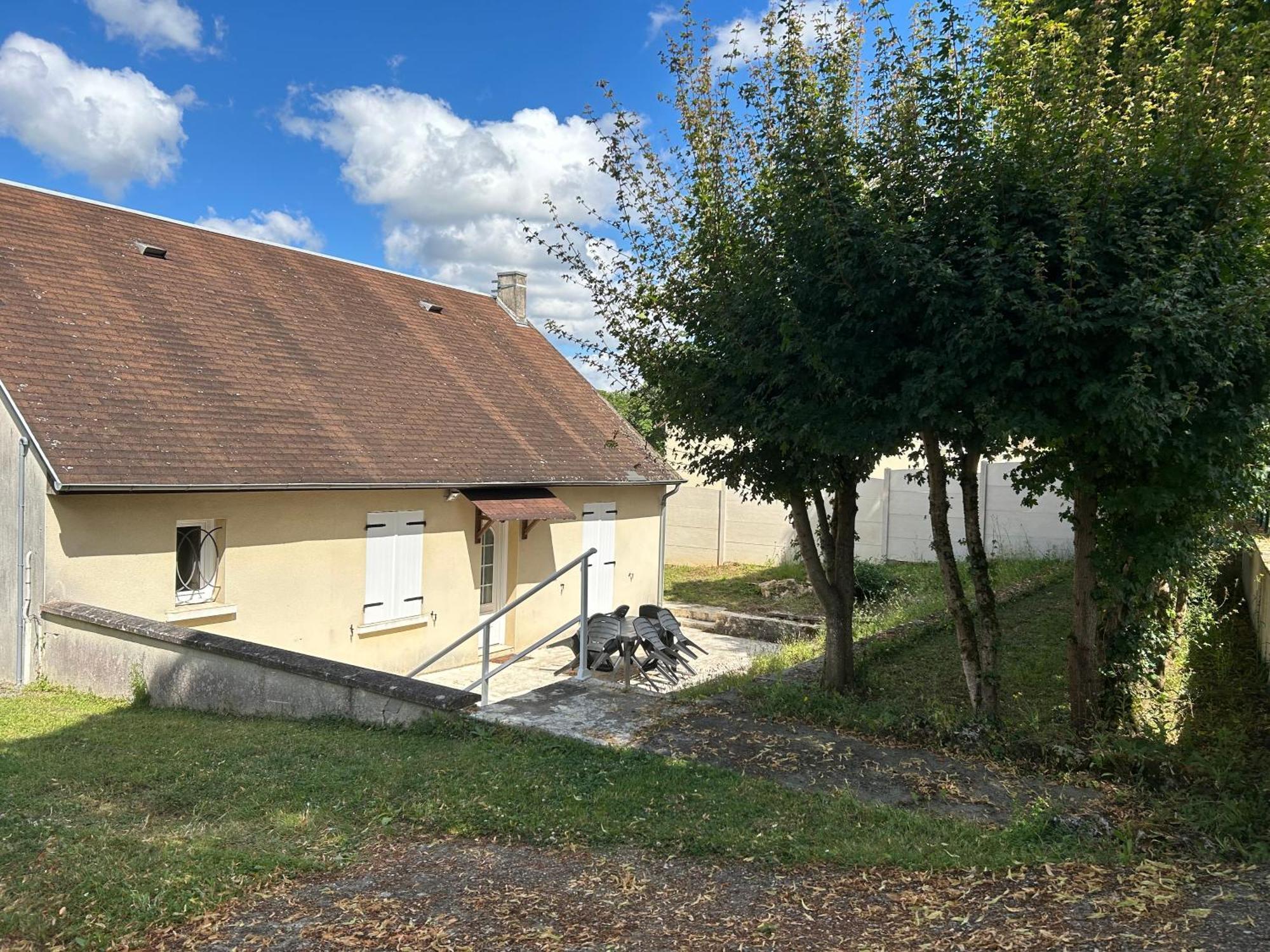 La Maison Du Chef Le Blanc Bagian luar foto